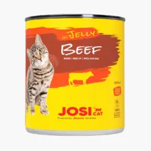 کنسرو غذای گربه بالغ جوسی کت مدل BEEF طعم گوشت گاو وزن 400 گرم