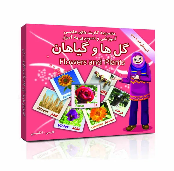 فلش کارت های علمی آموزشی و تصویری 2 تا 10 سال انتشارات امین آذر بسته 14 عددی