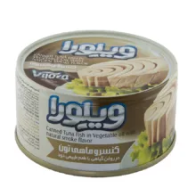 کنسرو ماهی تن در روغن گیاهی با طعم طبیعی دود - 180 گرم بسته 8 عددی
