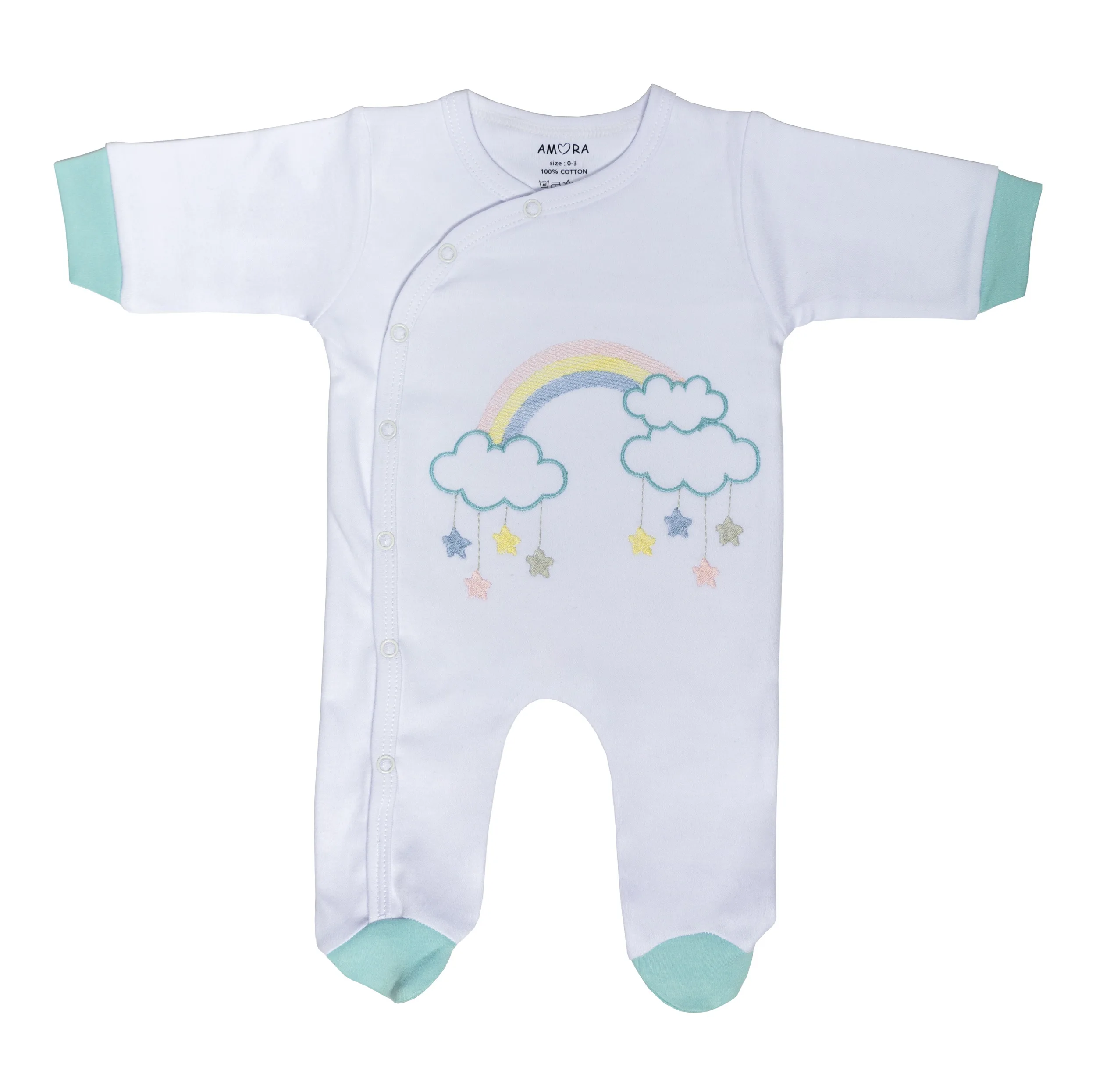 ست 19 تکه لباس نوزادی آمورا مدل baby Cloud