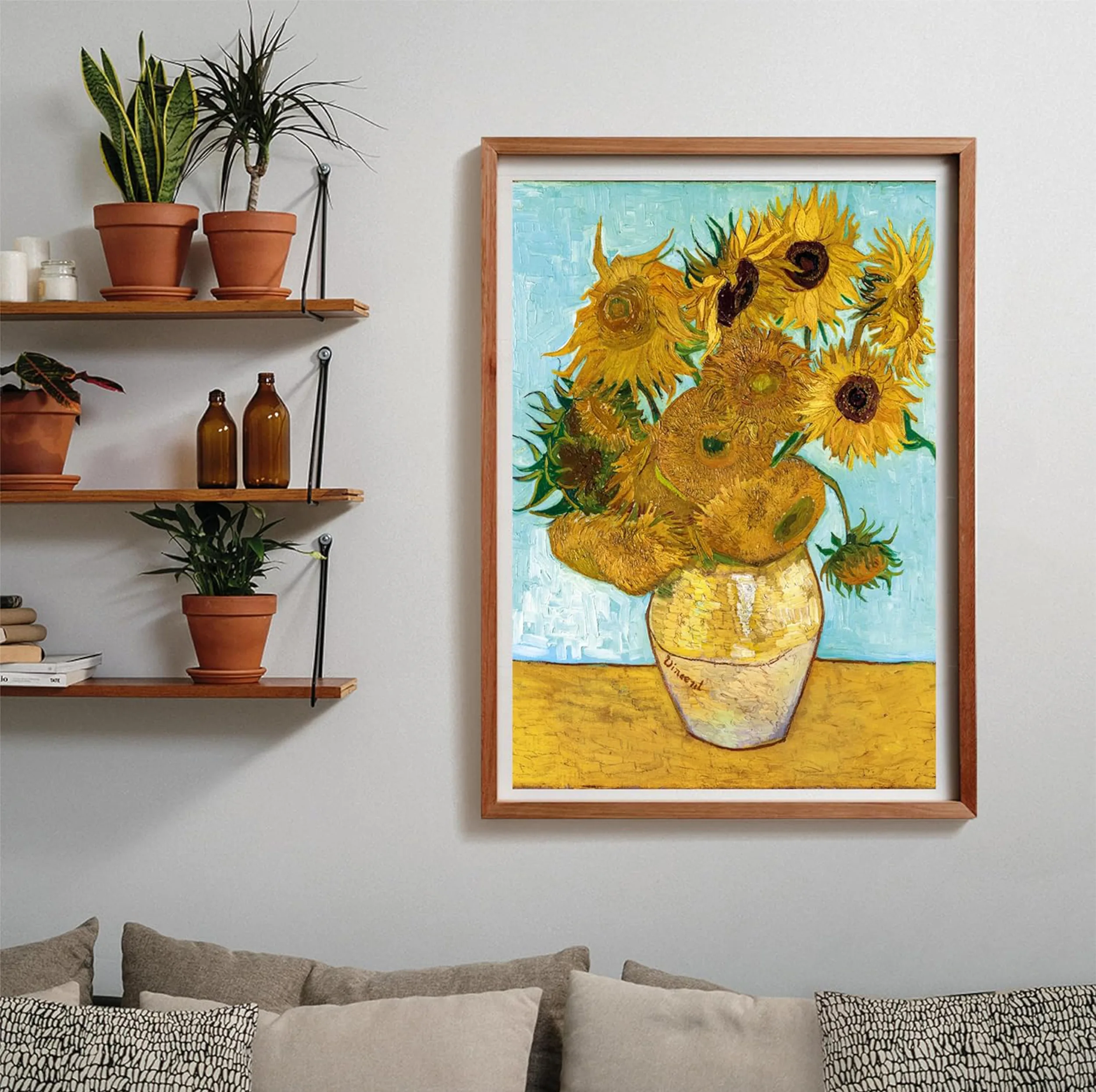 پازل 1000 تکه کلمنتونی مدل Sunflowers مناسب برای رده سنی 12 سال به بالا