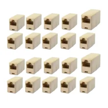 مبدل افزایش طول RJ45 مدل کوپلر بسته بیست عددی