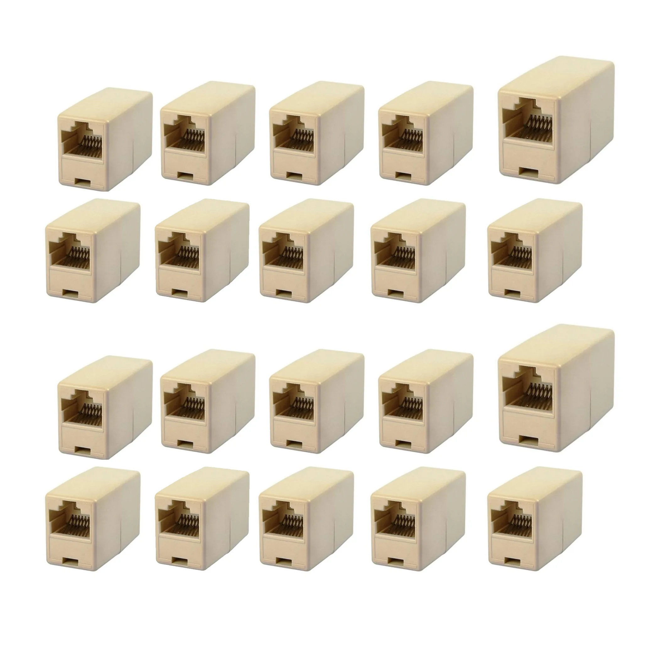 مبدل افزایش طول RJ45 مدل کوپلر بسته بیست عددی
