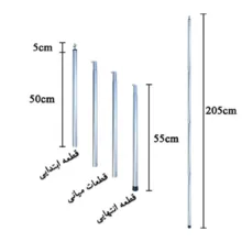 پایه سایه‌بان دانانیک مدل S4 بسته دو عددی