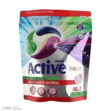 پاد ماشین لباسشویی (قرص ماشین لباسشویی ) اکتیو مدل All in 1 - بسته 15 عددی