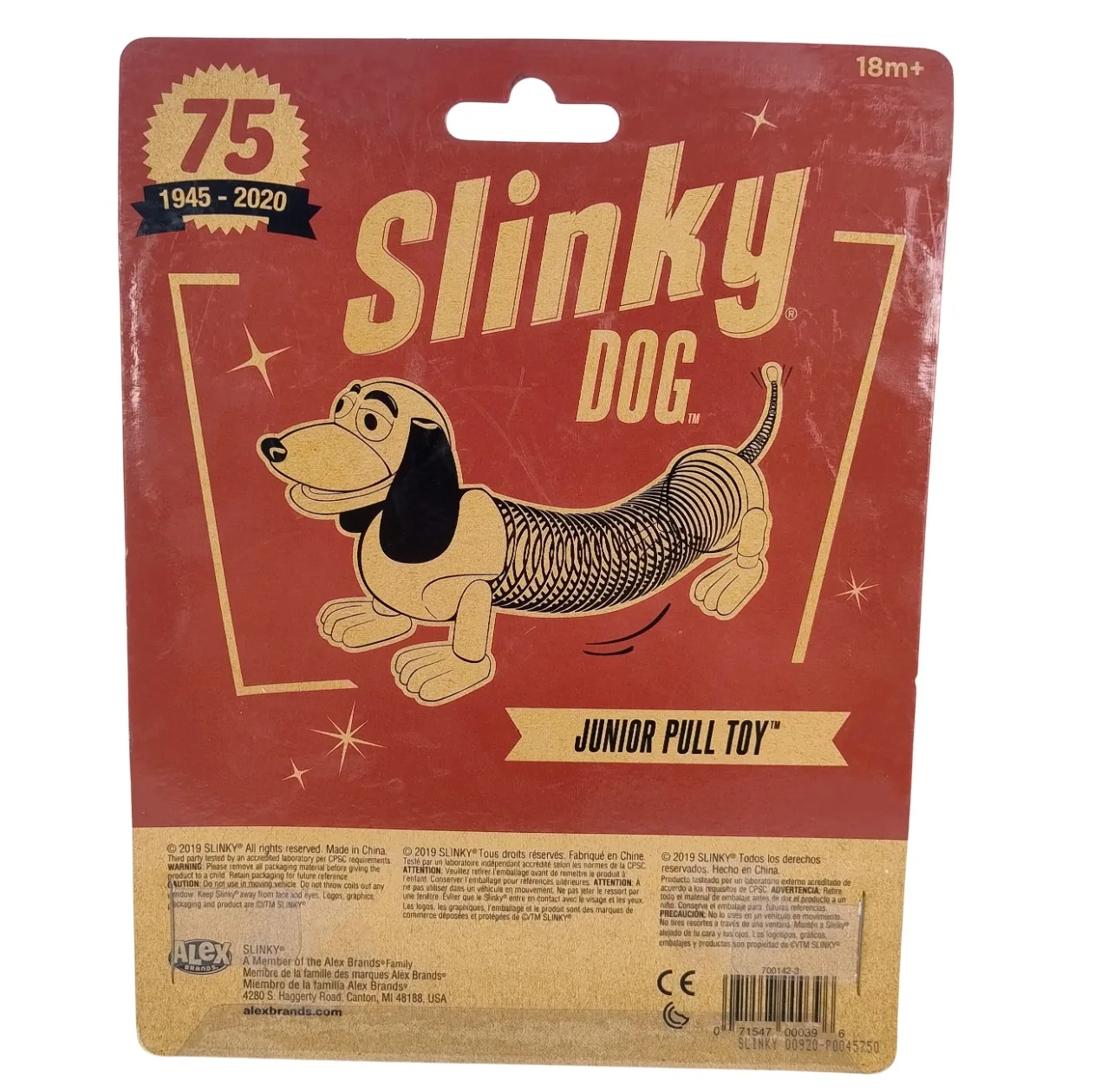 اکشن فیگور الکس مدل سگ اسلینکی طرح Slinky Dog طول 18 سانتیمتر