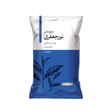 چای ایرانی سیاهقلم شرکت صنايع غذايي نور جعفري لاهيجان - 5 کیلوگرم بسته 10 عددی