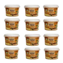 کره بادام زمینی رژیمی ساده مسعود – 500 گرم بسته 12 عددی