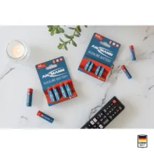 باتری نیم قلمی آنسمن مدل Alkaline Plus بسته 12 عددی