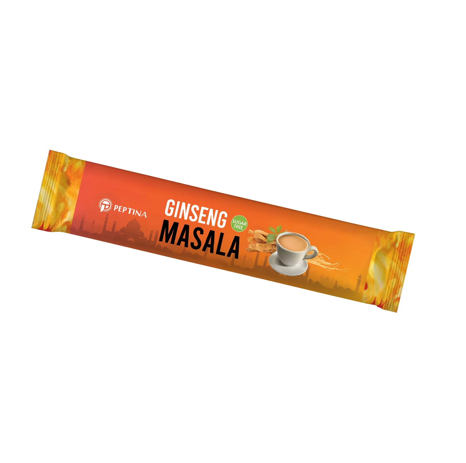 چای ماسالا با جینسینگ تشریفاتی بدون شکر و شیرین شده استویا پپتینا بسته 20 عددی