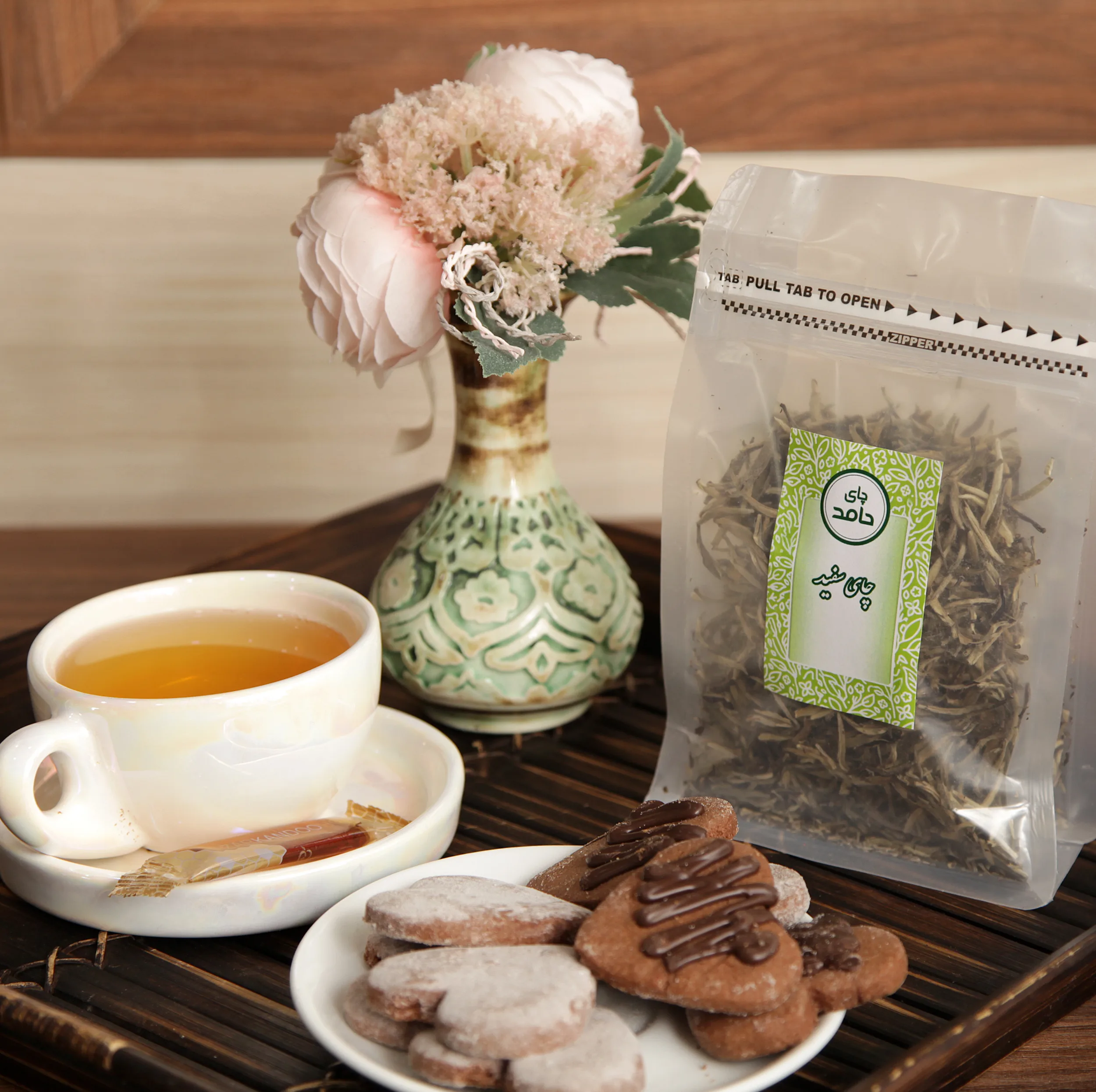 چای سفید چای حامد - 100 گرم