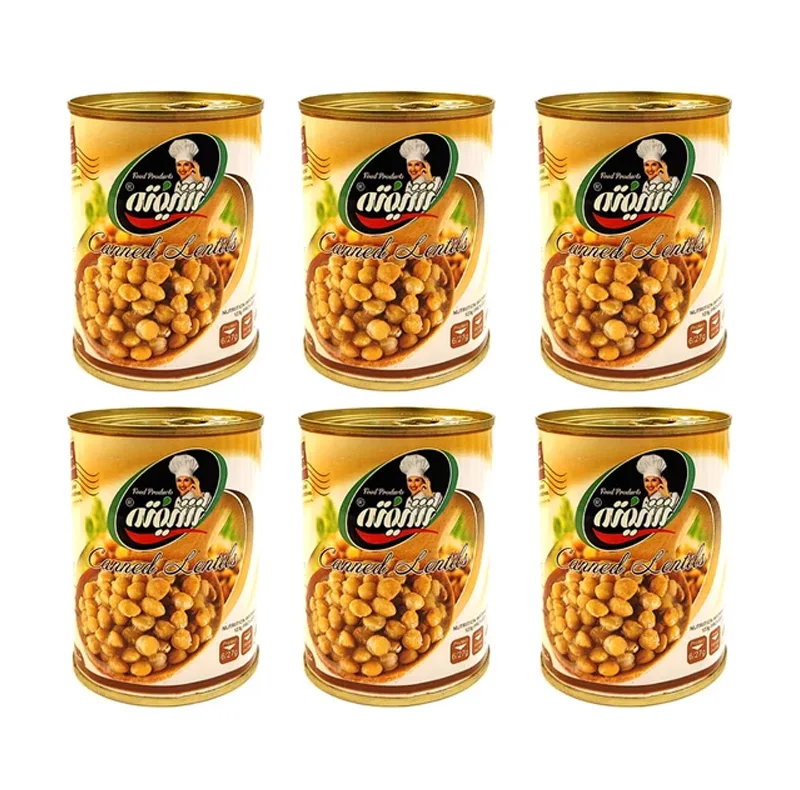 کنسرو عدسی شیفته - 370 گرم بسته 6 عددی