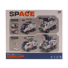 اسباب بازی طرح کامیون فضایی و فضانورد مدل space explore truck کد H -204
