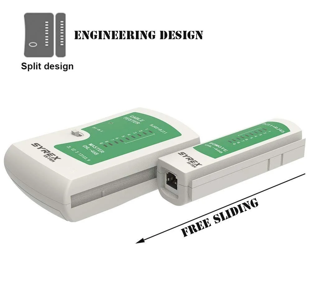 تستر کابل شبکه سایرکس مدل SX-T8M