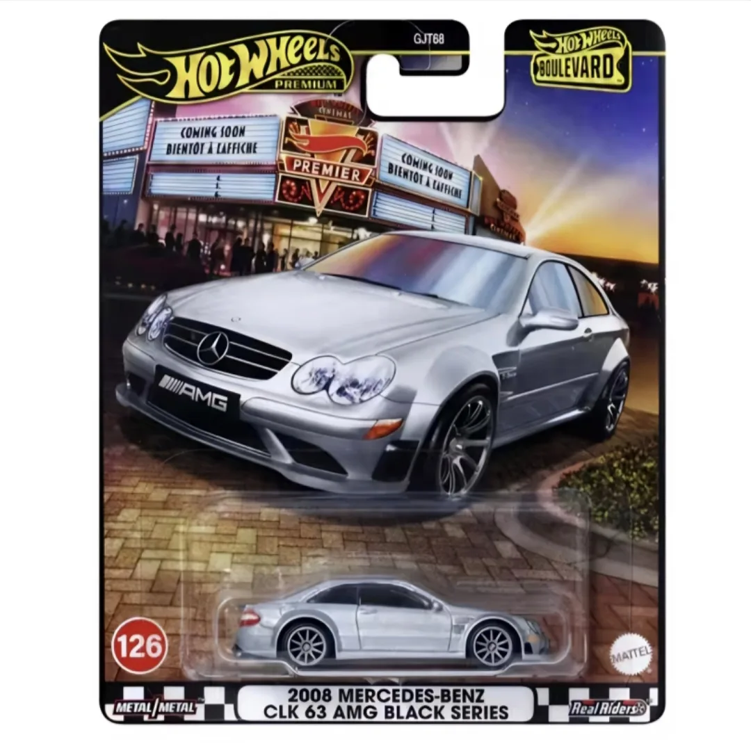 ماکت هات ویلز مدل Mercedes-benz clk 63 amg black series 2008