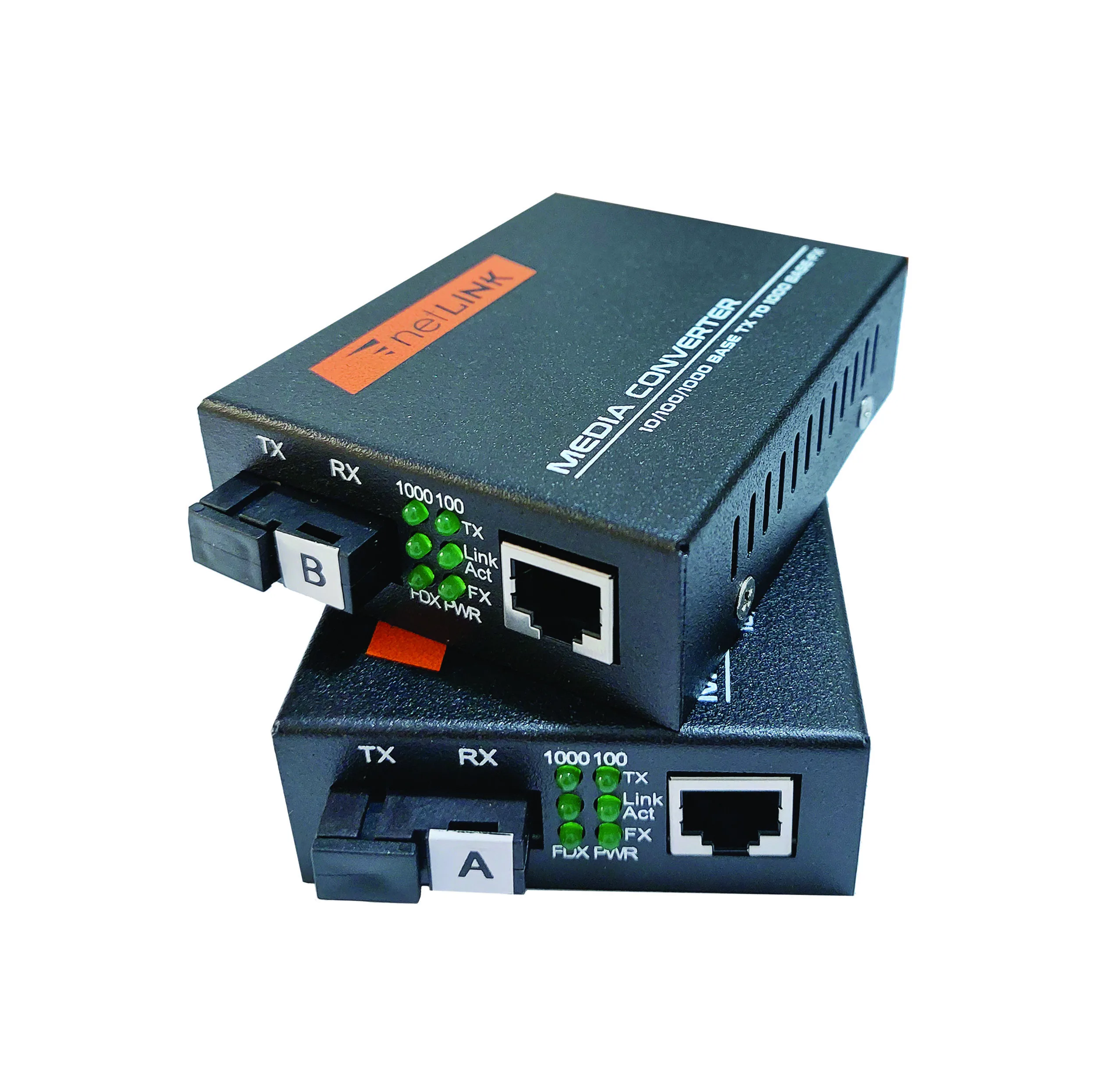 مدیا کانورتر نت لینک تک کر مدل HTB-GS-03--20KM-AB بسته دو عددی