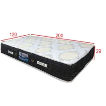 تشک رویال مدل آیسان M07P یک نفره سایز 200 × 120 سانتی متر