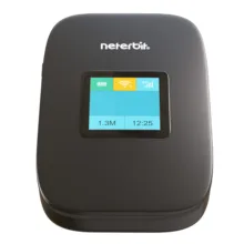 مودم همراه 4G LTE نتربیت مدل NWR-945X با باتری 3000 میلی‌آمپر ساعت، پشتیبانی از Wi-Fi 6، سرعت دانلود تا 150 مگابیت بر ثانیه، اتصال بیش از 10 کاربر و فایروال NAT