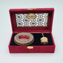 زعفران کادویی عاقله - 3 گرم به همراه هاون