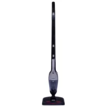 جارو شارژی عصایی گوسونیک مدل GSV-1122 با ظرفیت مخزن 800 میلی‌لیتر، باتری لیتیوم‌یونی 22.5 ولت، قابلیت تنظیم مکش در 2 سرعت و حالت توربو، فیلتر هپا و شارژدهی تا 40 دقیقه در سرعت عادی