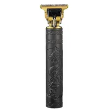 ماشین اصلاح موی سر و صورت مدل Vintage T9 Metalhead قابلیت تریم و خط زن، تیغه استیل ضد زنگ، باتری قابل شارژ با نمایش وضعیت باتری، مدت شارژ و استفاده 60 دقیقه، همراه 4 شانه اصلاح