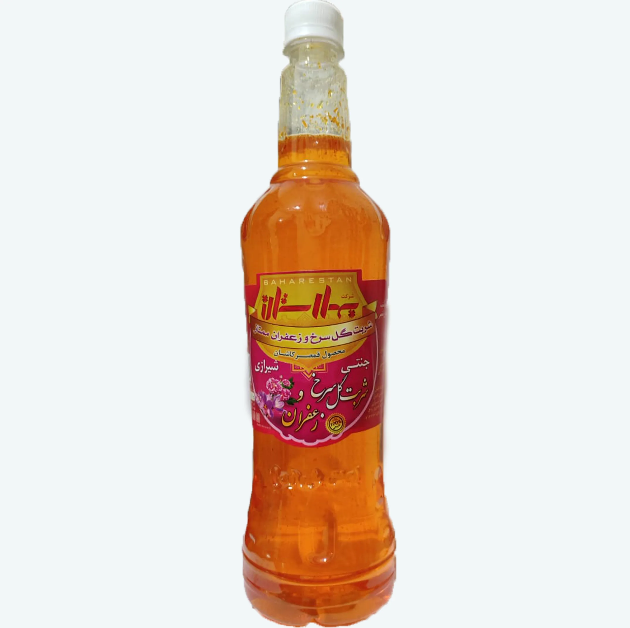 شربت گل سرخ زعفران - 1 لیتر