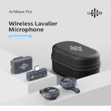 میکروفون یقه ای لوکو مدل AirWave Pro Combo با درگاه اتصال تایپ سی و جک 3.5 میلی متری