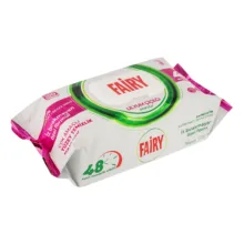 دستمال مرطوب تمیز کننده سطوح فیری مدل Lilyum Flower بسته 100 عددی