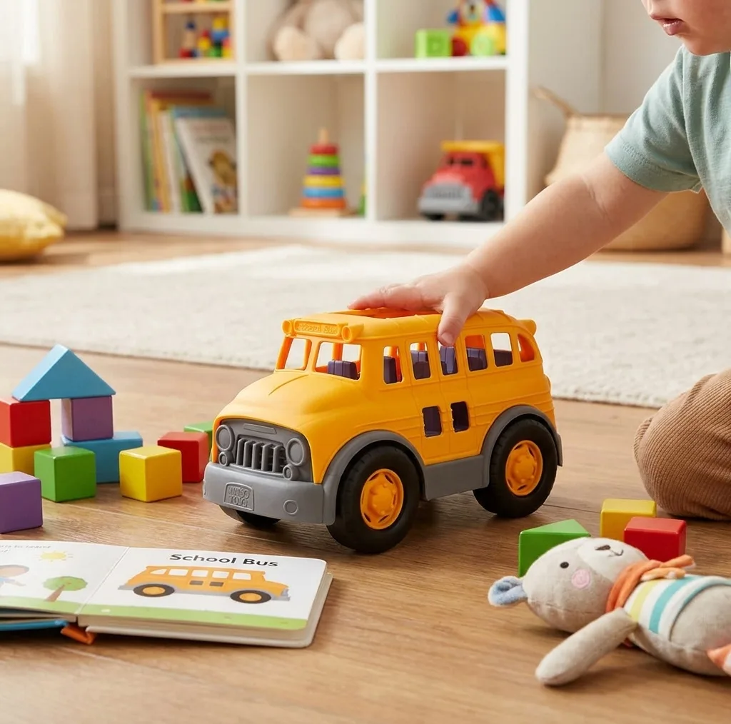 ماشین اسباب بازی نیکوتویز مدل اتوبوس مدرسه