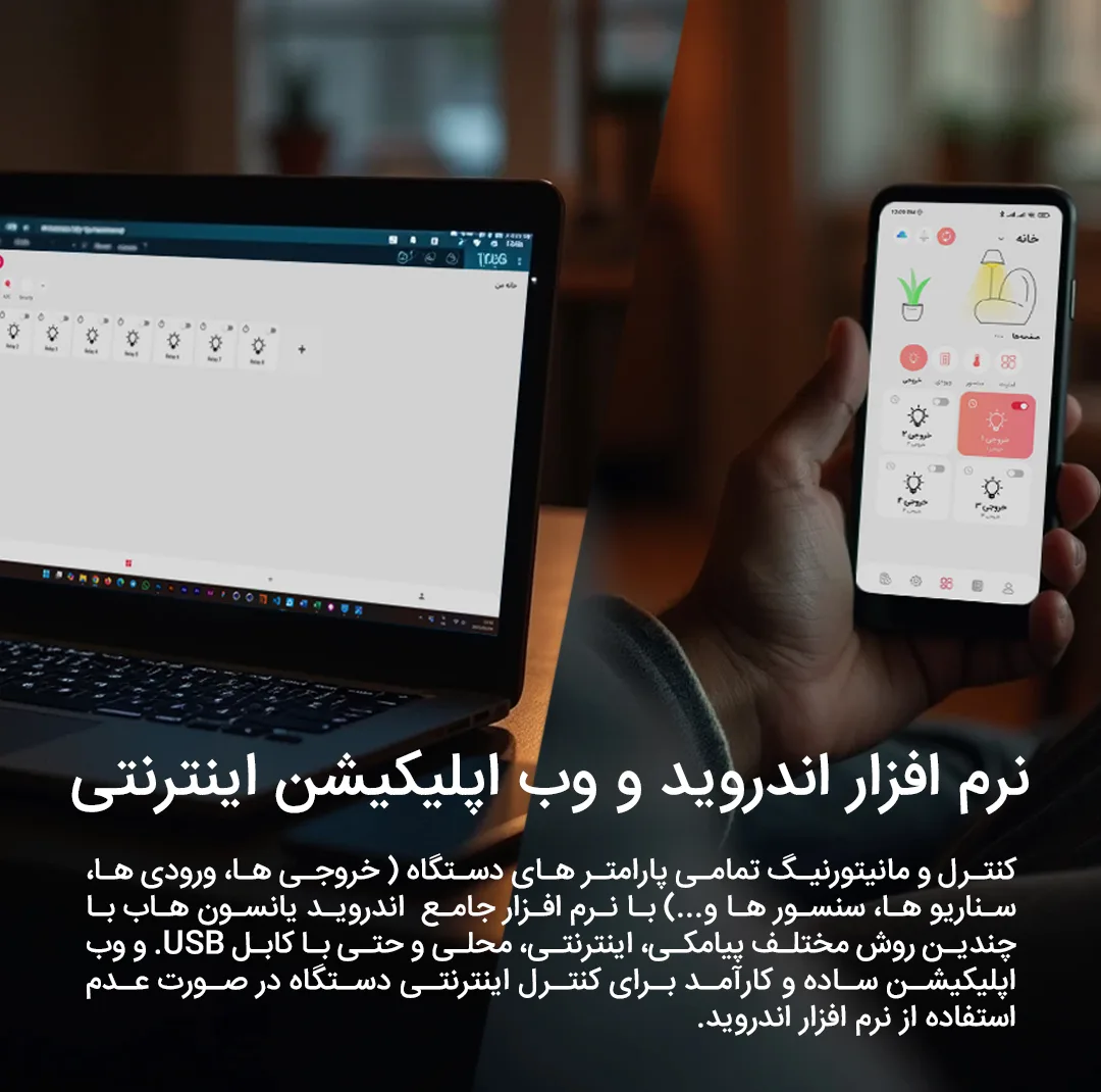 کنترلر مرکزی خانه هوشمند یانسون مدل GW840