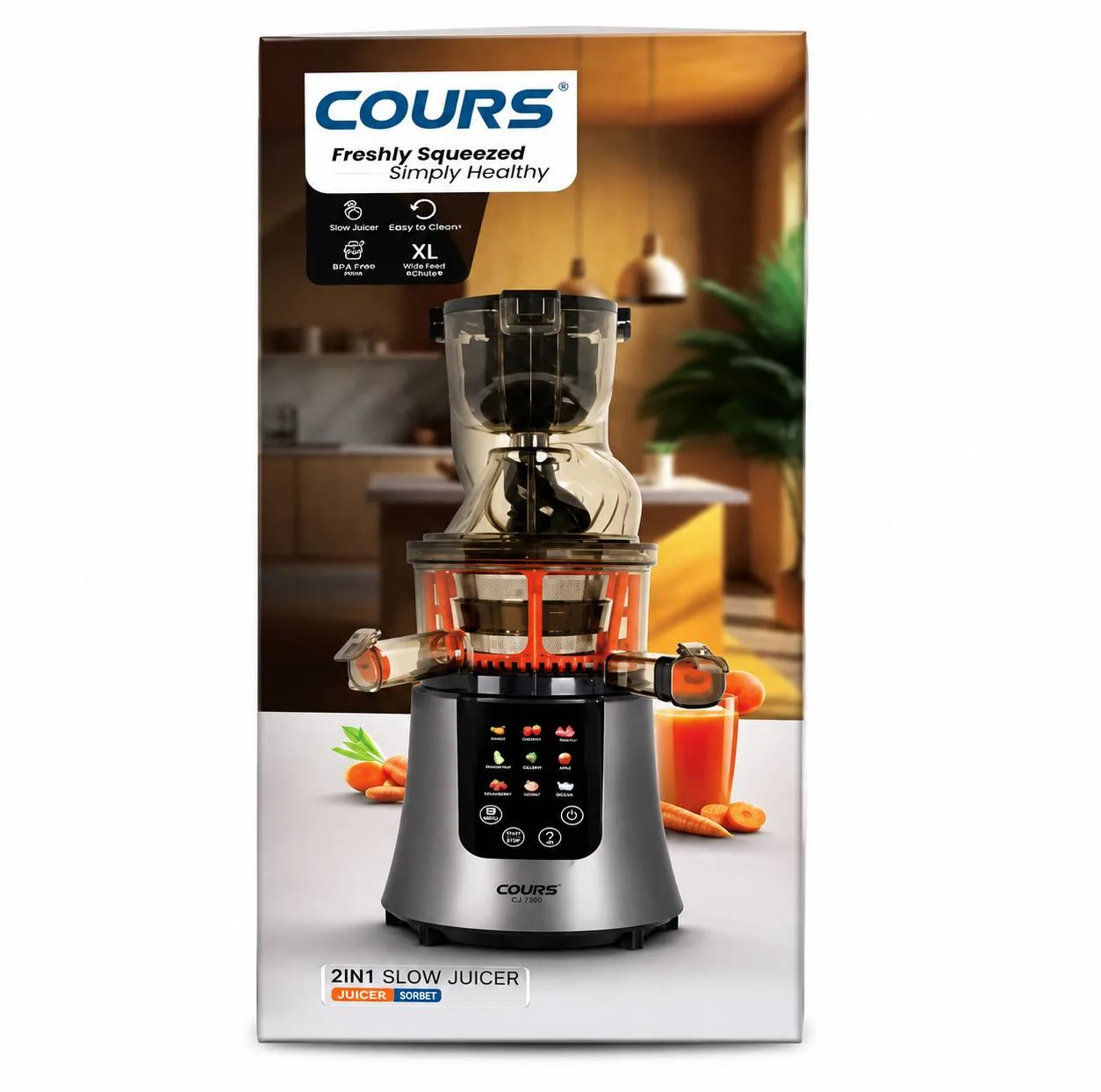 عصارهگیر 550 وات کورس مدل CSJ1786