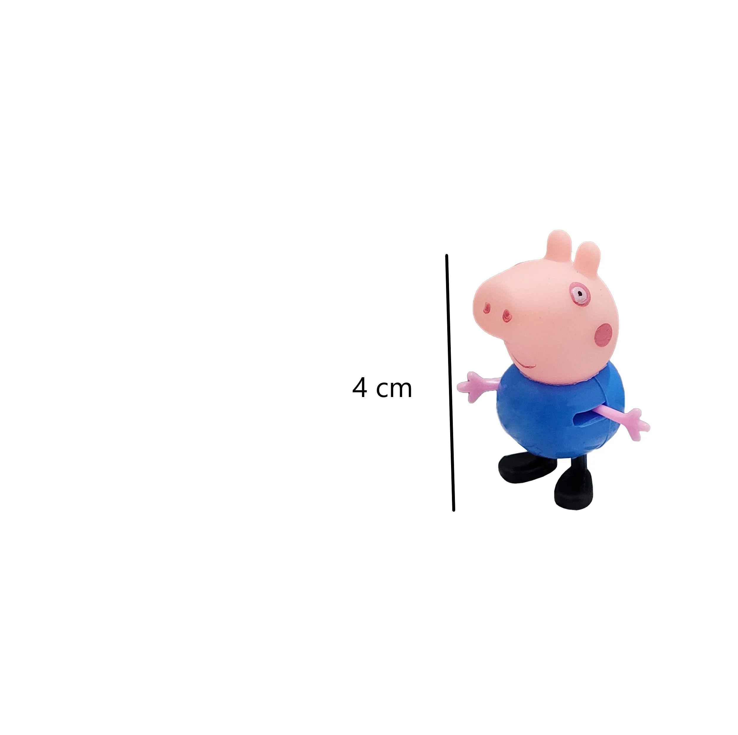 فیگور طرح پپاپیگ مدل Happy pig کد 100 مجموعه 4 عددی