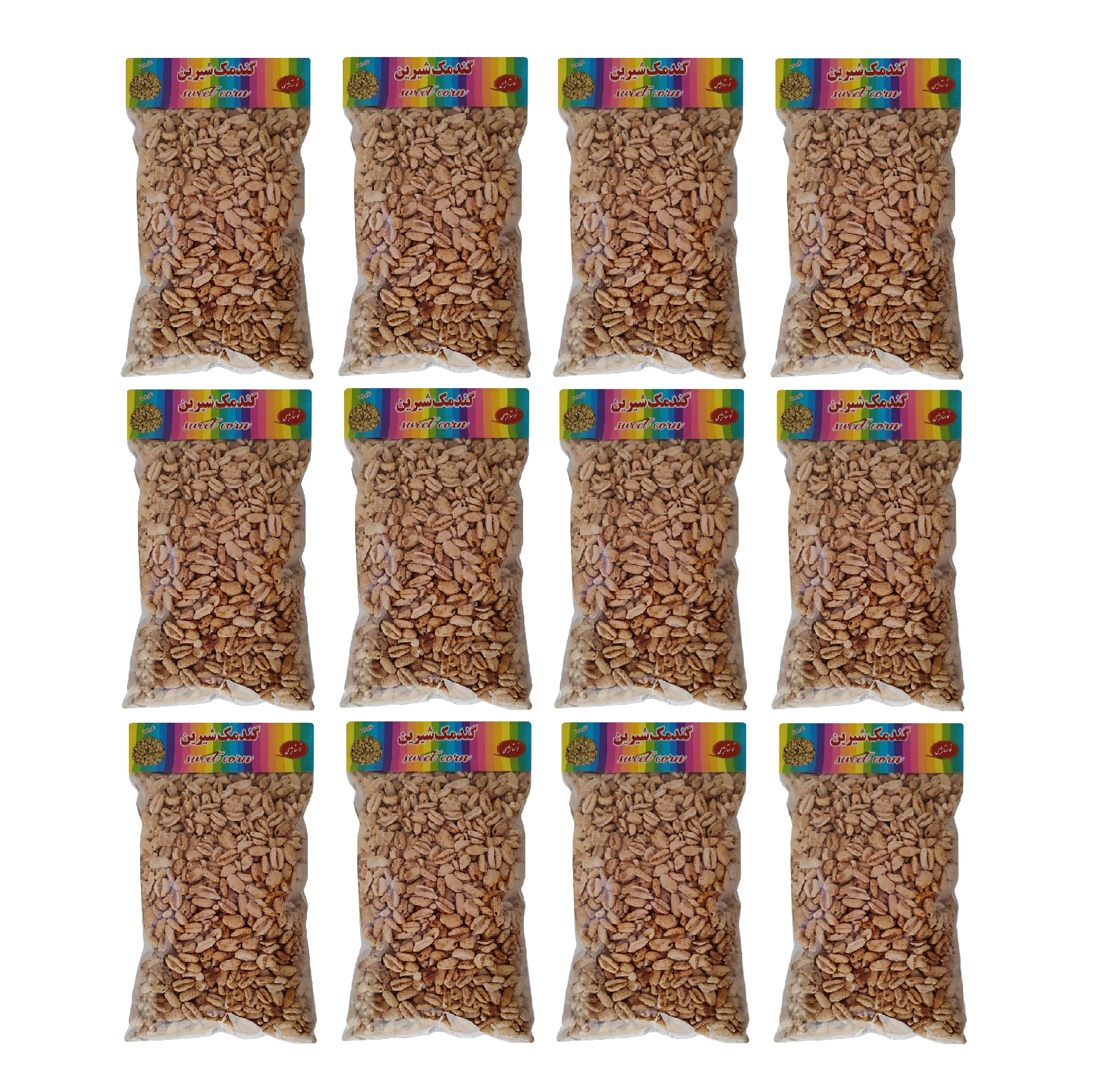 گندمک بو داده و شیرین نایبی - 50 گرم بسته 12 عددی
