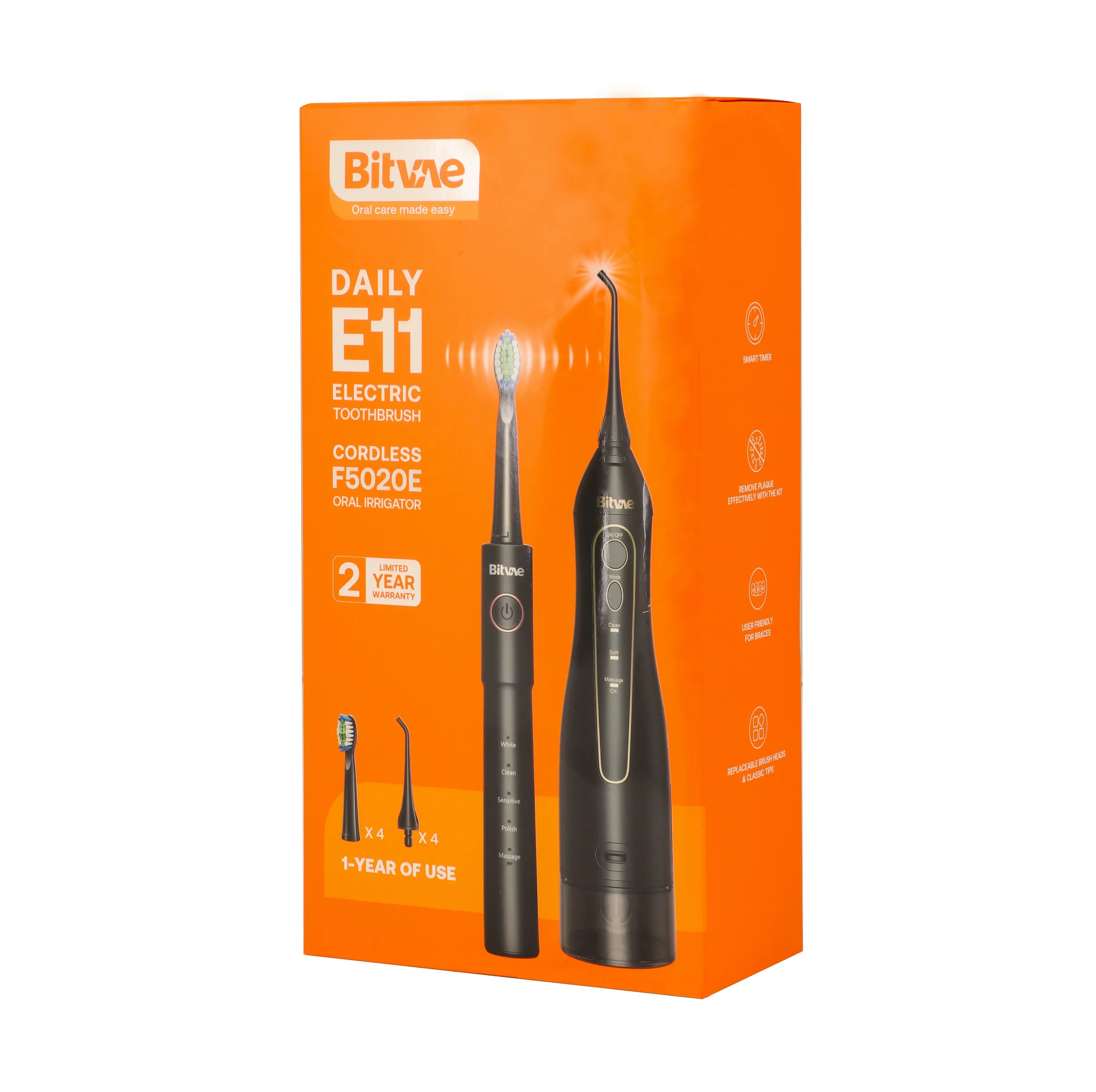 مسواک برقی بیتوی مدل Oral Care Combo E11 به همراه دستگاه شستشوی دهان و دندان
