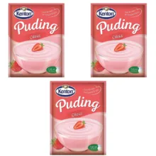 پودینگ توت فرنگی کنتون – 125 گرم بسته 3 عددی