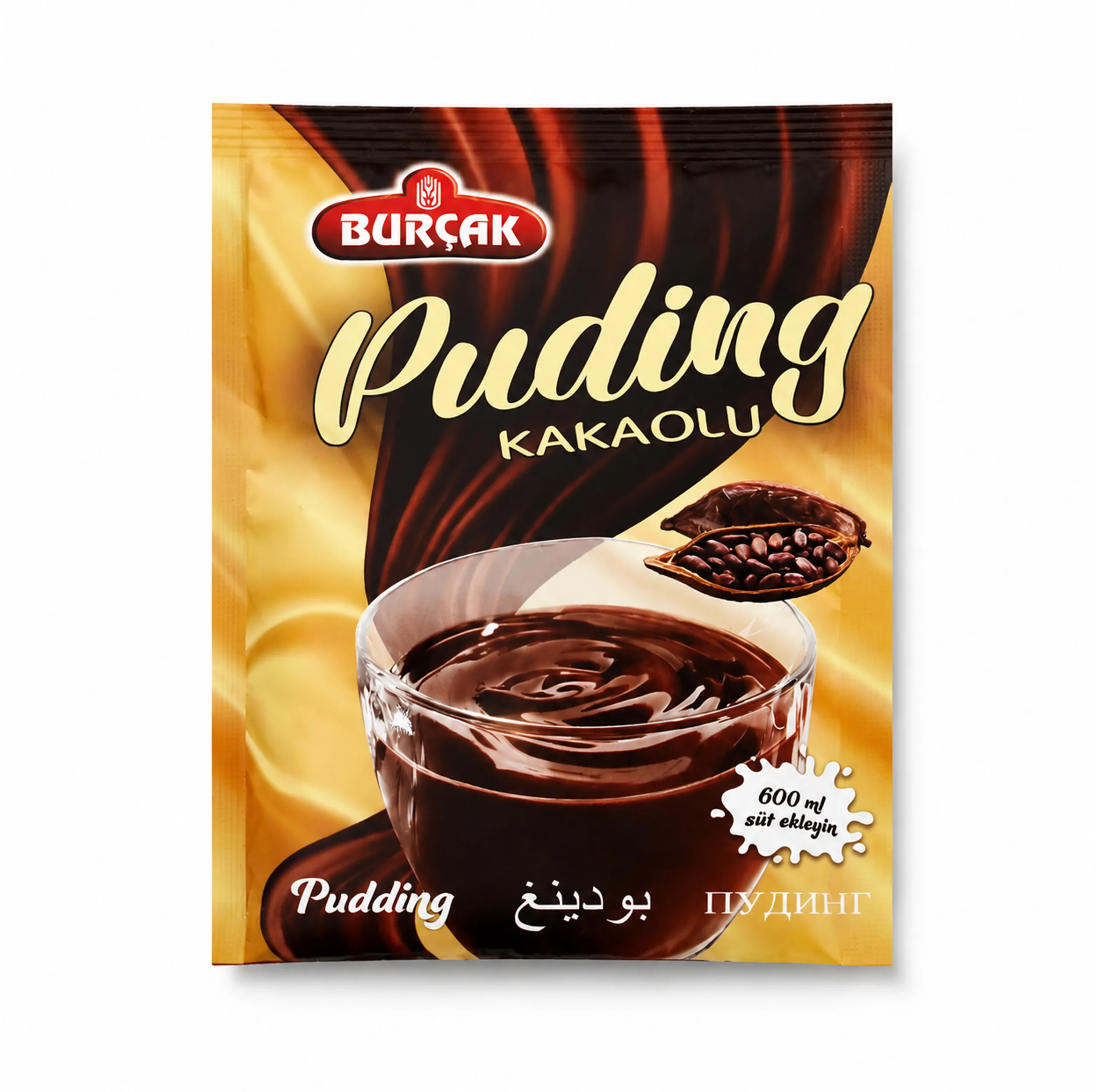 پودر پودینگ با طعم کاکائو بورچاک - 120 گرم بسته 4 عددی