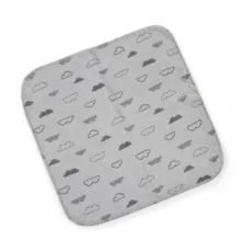 حوله دست و صورت نوزاد ایس ایز مدل ابر سایز 23x23x0.3 سانتی‌متر مجموعه 10 عددی