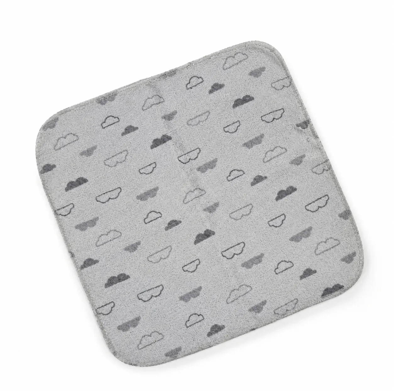 حوله دست و صورت نوزاد ایس ایز مدل ابر سایز 23x23x0.3 سانتیمتر مجموعه 10 عددی