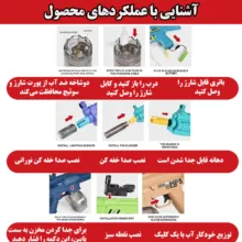 تفنگ آب پاش مدل M416