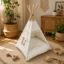 جای خواب سگ و گربه مدل چادر سرخپوستی کد ۹۸