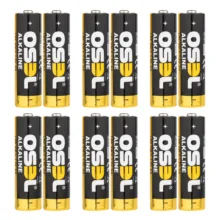 باتری قلمی اوسل مدل Alkaline LR6 AM-3 بسته 12 عددی
