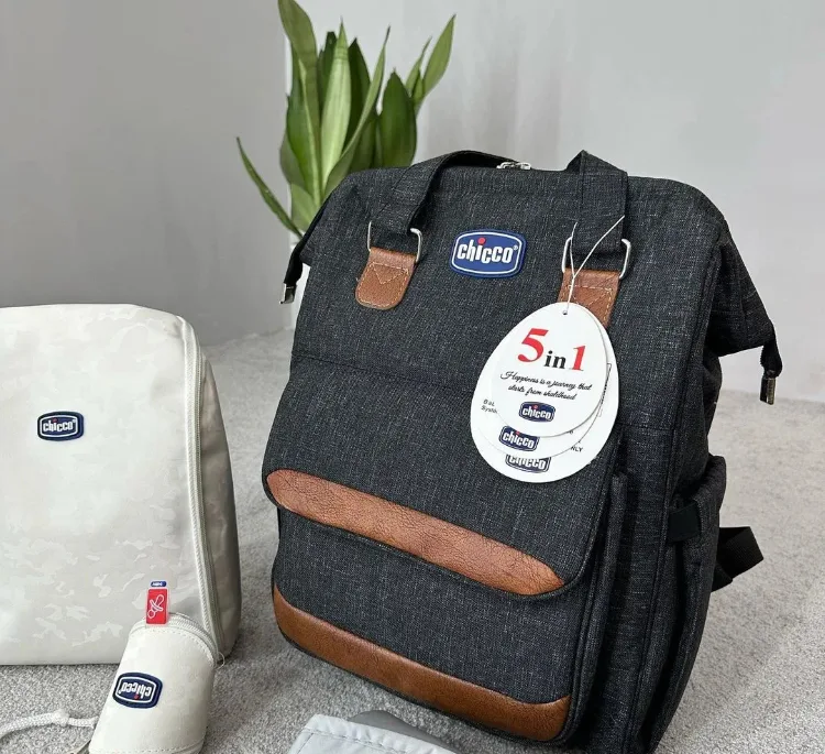 کوله پشتی لوازم کودک چیکو طرح چرم مدل CH330