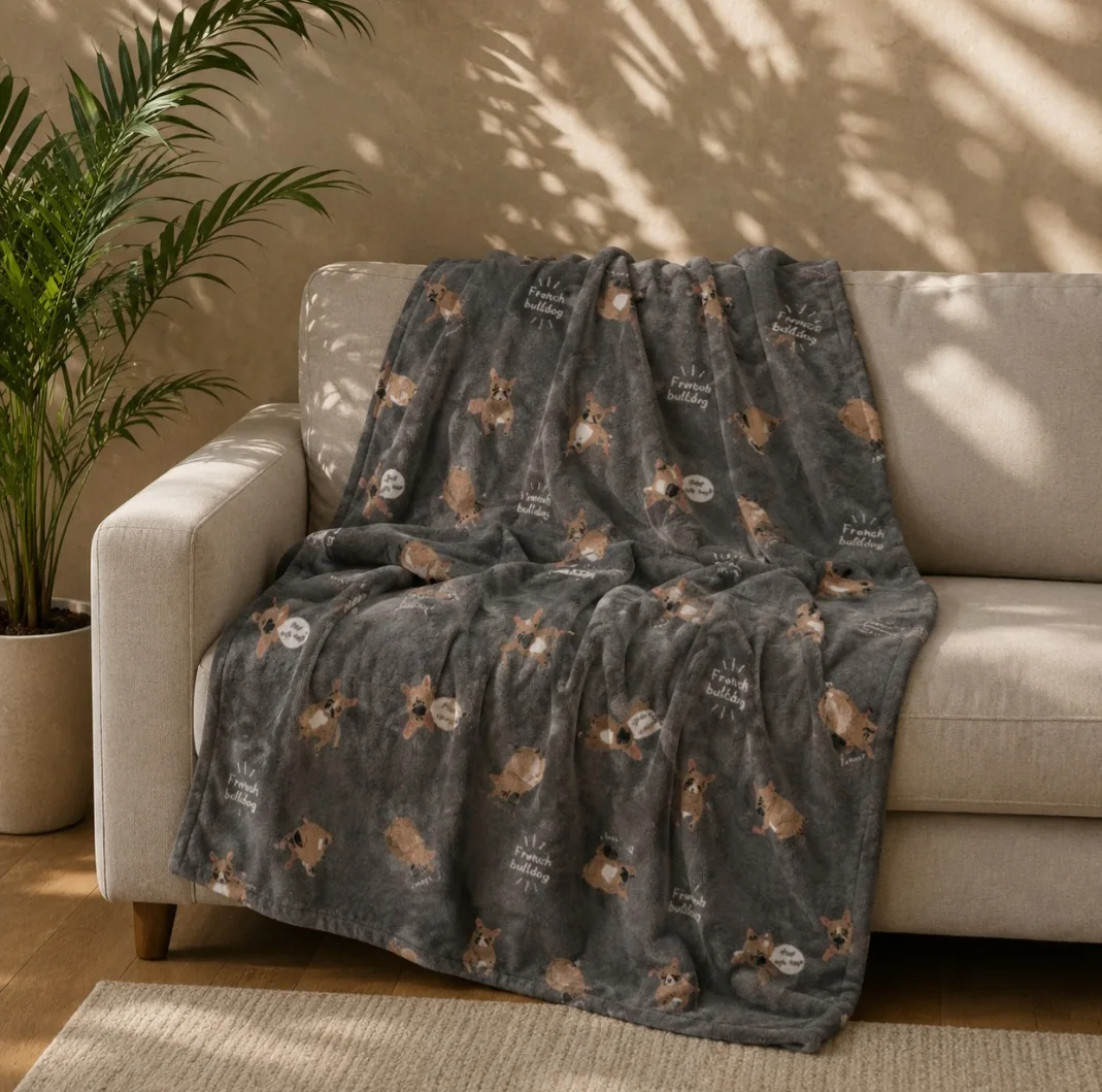 پتو مسافرتی 1 نفره مدل بولداگ سایز 200x160 سانتیمتر