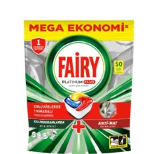 قرص ماشین ظرفشویی فیری مدل fairy platinum plus بسته 50 عددی