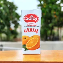 آبمیوه پرتقال به آمد - 200 میلی لیتر بسته 36 عددی