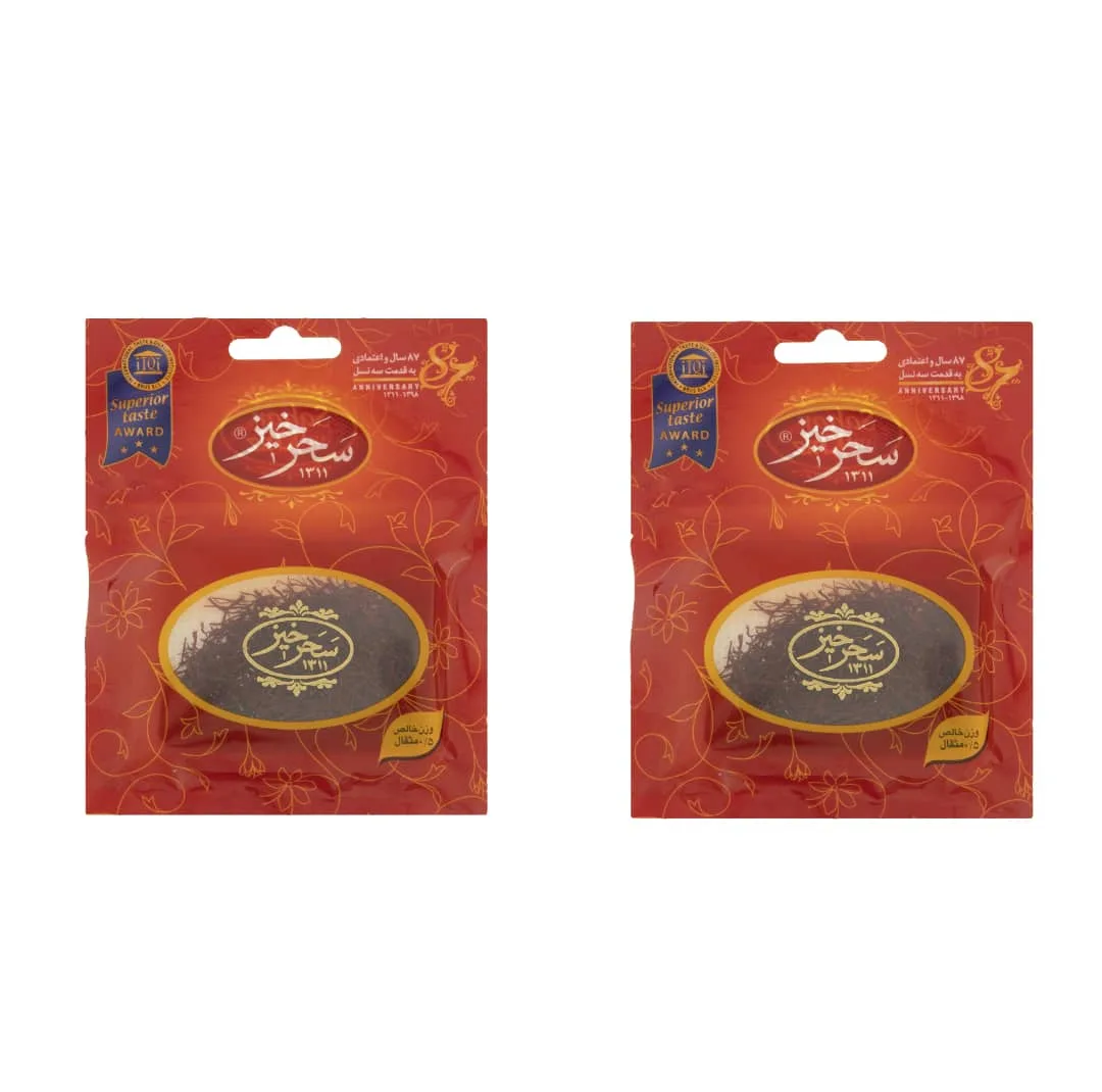 زعفران سحرخیز - 4.608 گرم بسته 2 عددی