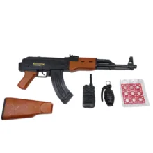 ست تفنگ بازی ناب سل مدل کماندو آر پی جی کلاشینکف کلت RPG AK-47 COLT