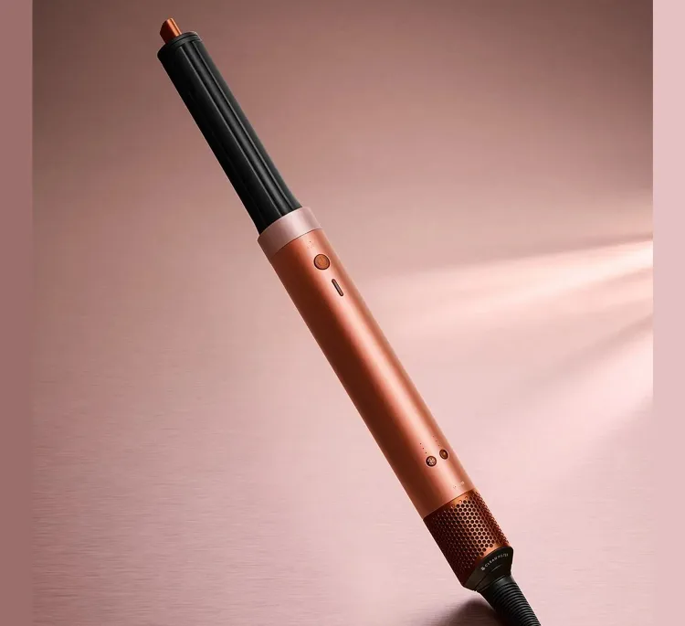 سشوار و استایلر چندکاره دایسون مدل Airwrap Co-anda2X HS09- Amber Silk
