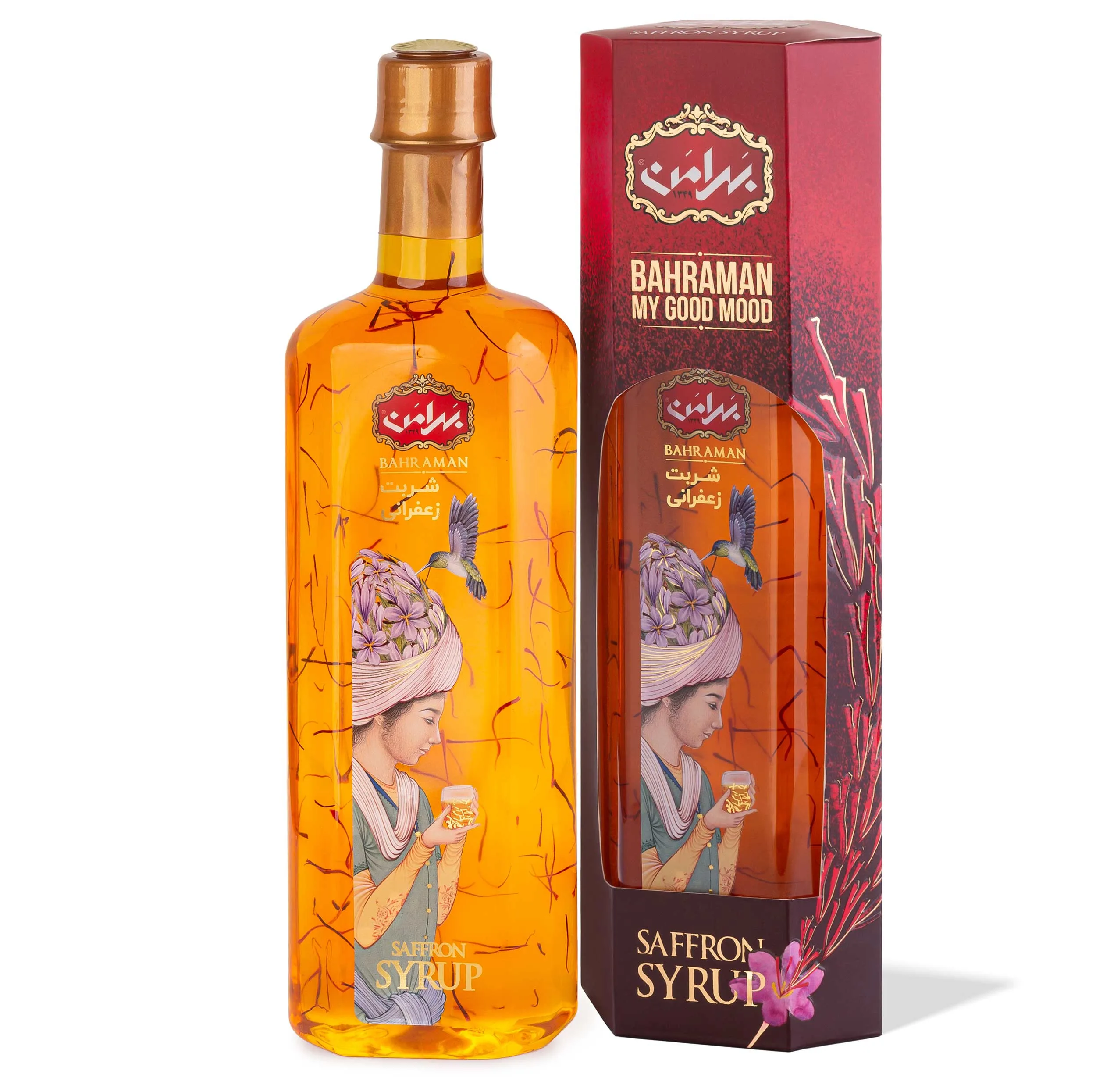 شربت زعفرانی بهرامن - 780 گرم