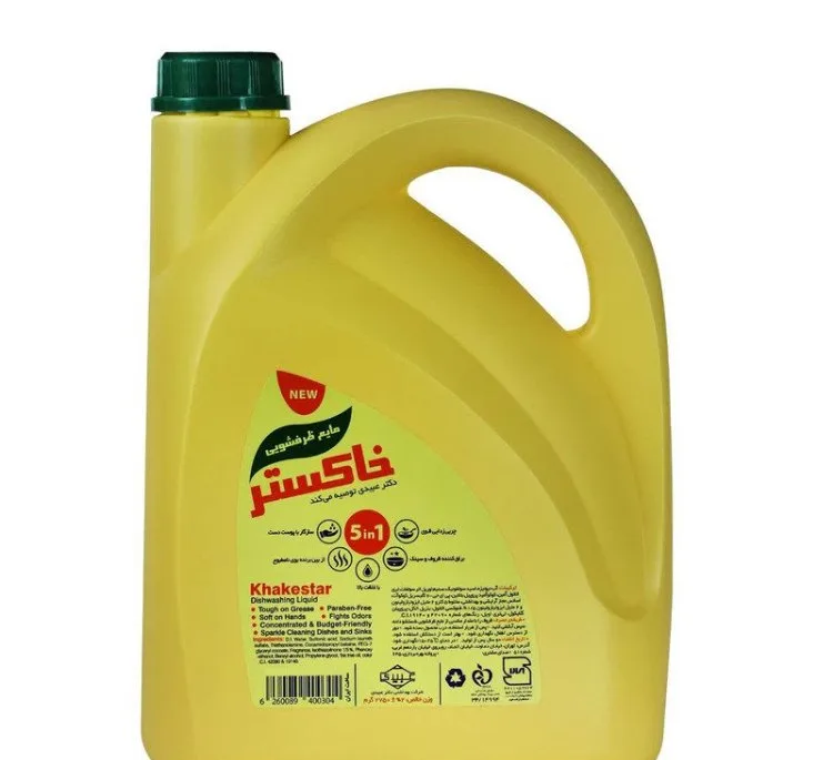 مایع ظرفشویی خاکستر مدل 5in1 کد 6260089400304 وزن 2750 گرم